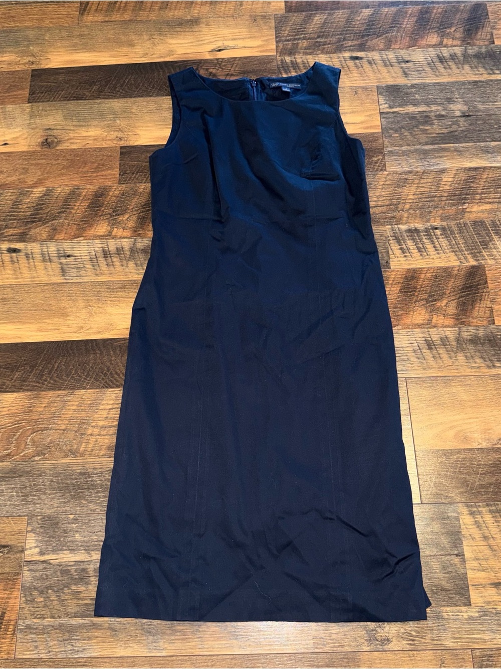 Brooks Brothers Navy Sleeveless Sheath Dress